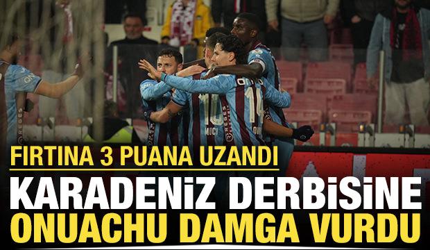 Fırtına &uuml;&ccedil; puana uzandı: Karadeniz derbisine Onuachu damga vurgu