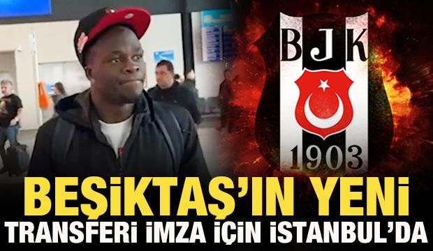 G&ouml;ztepeli futbolcu Junior Olaitan, Beşiktaş i&ccedil;in İstanbul'da