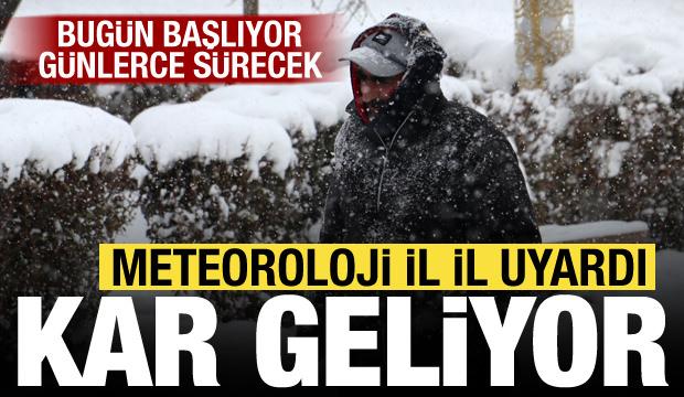 Hafta sonu plan yapanlar dikkat! Kuvvetli kar geliyor: Meteoroloji sarı alarm verdi