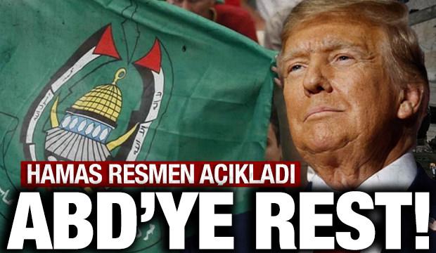 Hamas'tan ABD'ye son dakika resti: Kabul etmeyeceğiz!