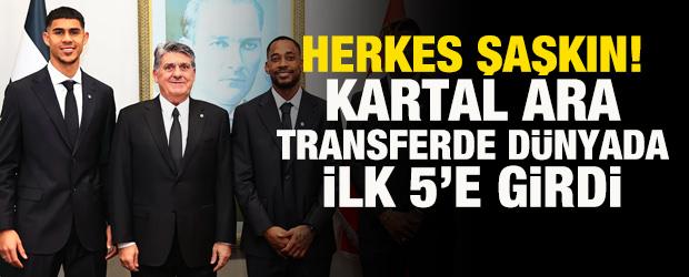Herkes şaşkın! Beşiktaş suskun başladı! Transferleri d&uuml;nyada 'ilk 5'e' girerek bitirdi