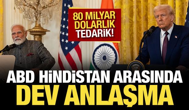 Hindistan dev anlaşmayı duyurdu: ABD'den 80 milyar dolarlık tedarik