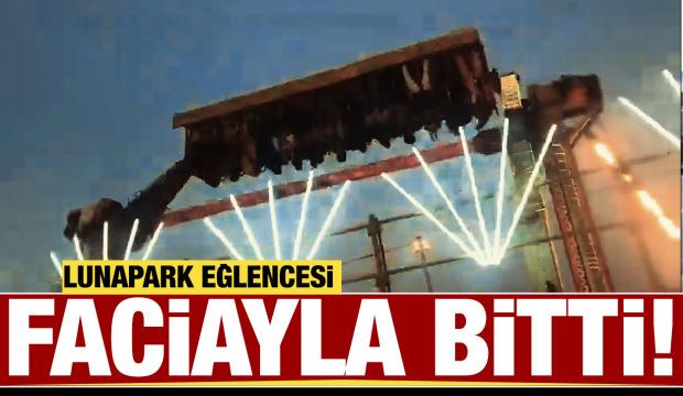Hindistan'da lunaparkta korkun&ccedil; kaza! 1 kişi hayatını kaybetti