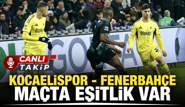 Kocaelispor - Fenerbah&ccedil;e! CANLI
