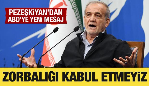 Pezeşkiyan'dan ABD ile g&ouml;r&uuml;şme hakkında a&ccedil;ıklama