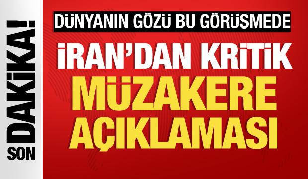 Son dakika: ABD ve İran arasındaki kritik g&ouml;r&uuml;şme başladı