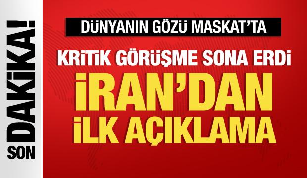 Son dakika: İran'dan ABD ile m&uuml;zakereye ilişkin ilk a&ccedil;ıklama