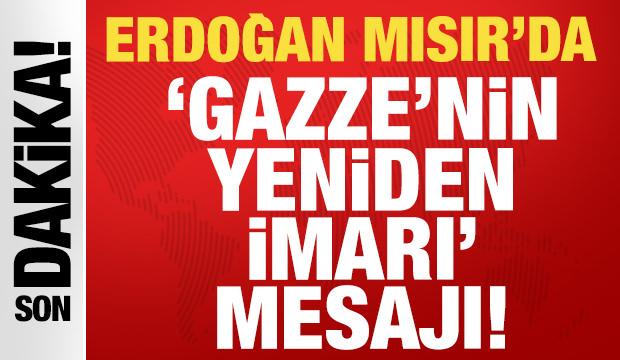 Son dakika: Cumhurbaşkanı Erdoğan'dan Mısır'da &ouml;nemli a&ccedil;ıklamalar!