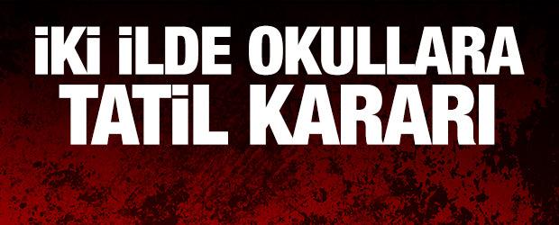 Son dakika: Hatay ve Malatya'da 6 Şubat'ta okullar tatil edildi
