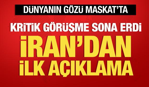Son dakika: İran'dan ABD ile m&uuml;zakereye ilişkin ilk a&ccedil;ıklama