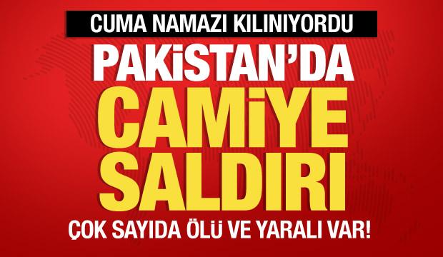 Son dakika: Pakistan'da cuma namazında bir camide patlama