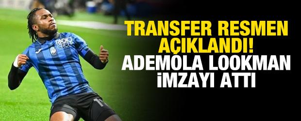 Transfer resmen a&ccedil;ıklandı! Ademola Lookman imzayı attı