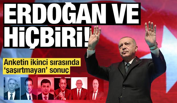 T&uuml;rkiye'yi kim y&ouml;netmeli anketinden &ccedil;arpıcı sonu&ccedil;: Ya Erdoğan ya da hi&ccedil;biri