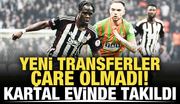 Yeni transferleri &ccedil;are olmadı! Kartal sahasında takıldı