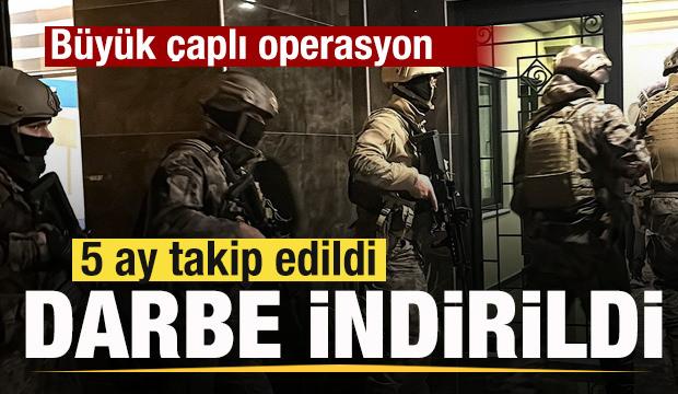 14 ilde b&uuml;y&uuml;k &ccedil;aplı operasyon! 305 ş&uuml;pheli yakalandı