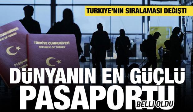 2026 yılının en g&uuml;&ccedil;l&uuml; pasaportları! T&uuml;rkiye sıralaması g&uuml;ncellendi