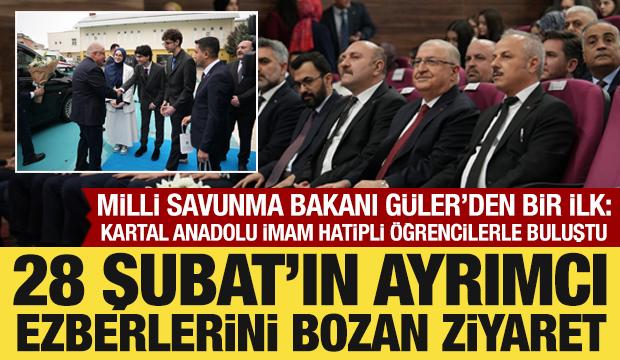 28 Şubat'ın ayrımcı ezberlerini bozan ziyaret: Bakan G&uuml;ler, İmam Hatiplilerle buluştu
