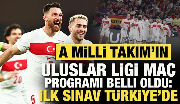 A Milli Takım'ın Uluslar Ligi ma&ccedil; takvimi belli oldu! İlk ma&ccedil; T&uuml;rkiye'de