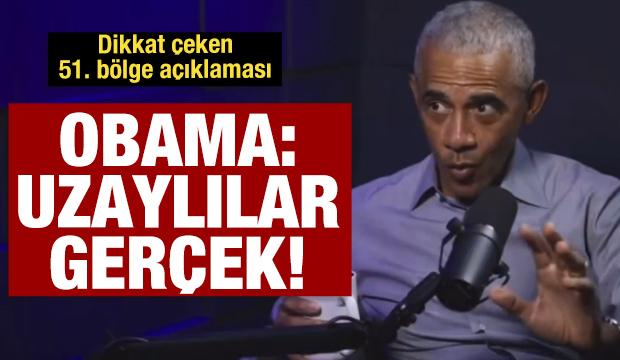Barack Obama'dan 'uzaylı' itirafı: Uzaylılar ger&ccedil;ek