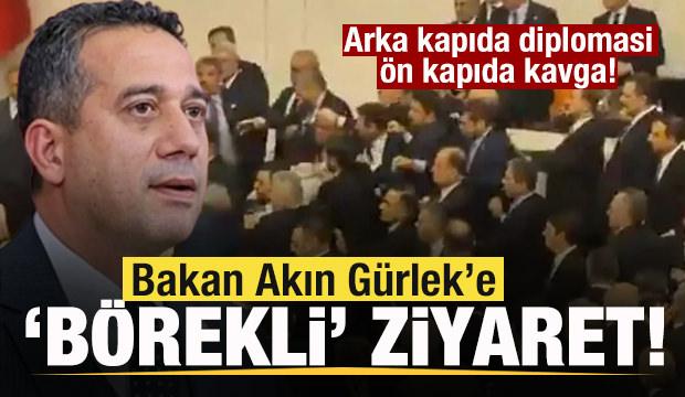 CHP'li Ali Mahir Başarır'dan G&uuml;rlek'e arka kapıda 'b&ouml;rekli' ziyaret!