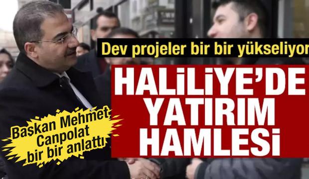 Başkan Canpolat&rsquo;ın vizyonuyla Haliliye&rsquo;de yatırım hamlesi: Dev projeler y&uuml;kseliyor