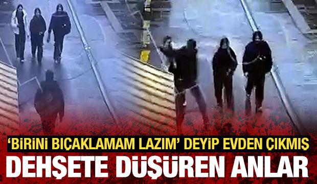 'Birini bı&ccedil;aklamam lazım' deyip evden &ccedil;ıktı: Kan donduran g&ouml;r&uuml;nt&uuml;ler