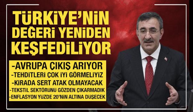 Cumhurbaşkanı Yardımcısı Cevdet Yılmaz'dan Kanal 7 ekranlarında &ouml;nemli a&ccedil;ıklamalar