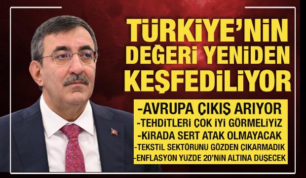 Cumhurbaşkanı Yardımcısı Cevdet Yılmaz'dan Kanal 7 ekranlarında &ouml;nemli a&ccedil;ıklamalar