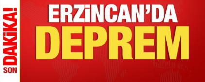 Erzincan'da korkutan deprem meydana geldi