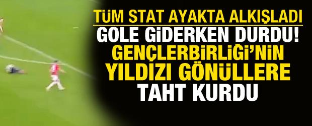Gen&ccedil;lerbirliği'nin oyuncusu g&ouml;n&uuml;llere taht kurdu! B&uuml;t&uuml;n stat ayakta alkışladı