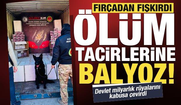 G&uuml;mr&uuml;k muhafaza ekiplerinden zehir tacirlerine 4,6 milyar liralık dev darbe