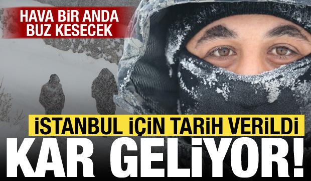 Hava buz kesecek! Kuvvetli kar ve sağanak geliyor: İstanbul i&ccedil;in tarih verildi