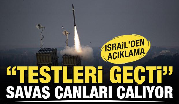 İsrail'in Davud Sapanı testleri ge&ccedil;ti!