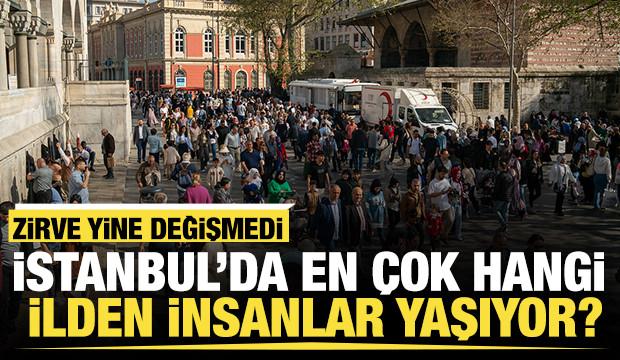 İstanbul'da yaşayanların n&uuml;fusa kayıtlı olduğu iller belli oldu 