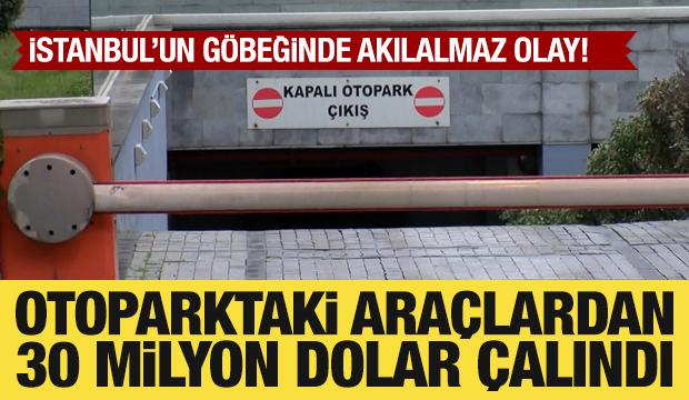 İstanbul'daki sitenin otoparkından &ccedil;uvalların i&ccedil;indeki 30 milyon dolar &ccedil;alındı