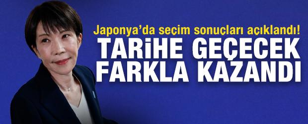Japonya'da se&ccedil;im sonu&ccedil;ları a&ccedil;ıklandı! Tarihe ge&ccedil;ecek farkla kazandı