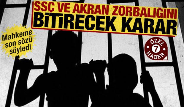 Mahkeme son s&ouml;z&uuml; s&ouml;yledi: SS&Ccedil; ve akran zorbalığını bitirecek karar