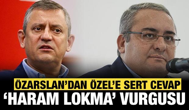 Mesut &Ouml;zarslan'dan &Ouml;zg&uuml;r &Ouml;zel'e sert s&ouml;zler: 'Haram lokma' vurgusu!