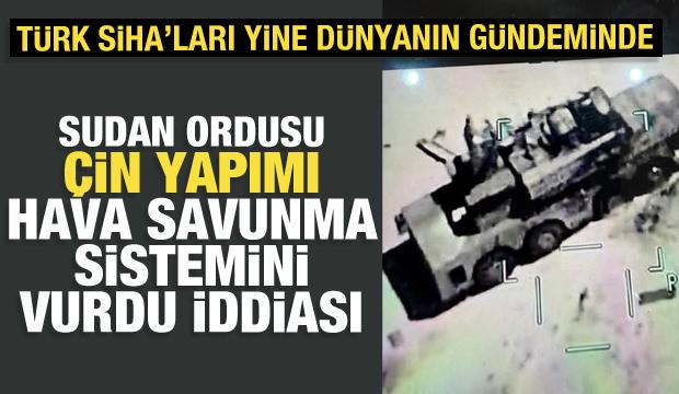 Sudan'a ait AKINCI TİHA, &Ccedil;in yapımı FK-2000 hava savunma sistemini vurdu