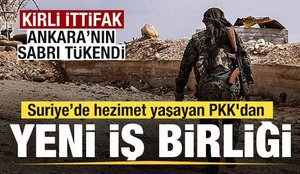 Suriye&rsquo;de hezimet yaşayan ter&ouml;r &ouml;rg&uuml;t&uuml; PKK'dan yeni iş birliği! Kirli ittifak