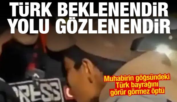 Suriyeli &ccedil;ocuğun T&uuml;rk bayrağına olan sevgisi y&uuml;rekleri ısıttı