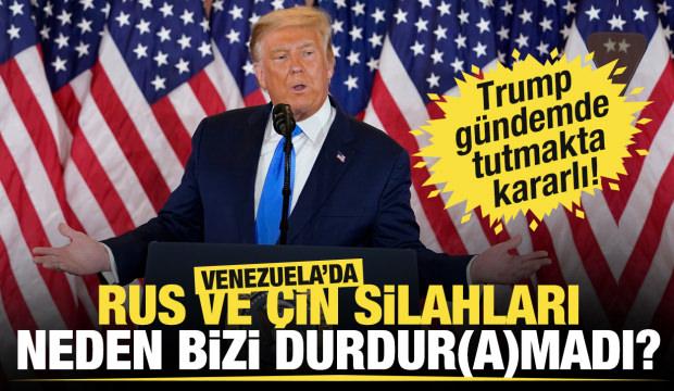Trump: Venezuela'da Rus ve &Ccedil;in ekipmanları neden bizi durduramadı bir g&uuml;n &ouml;ğreneceksiniz
