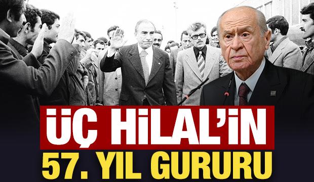&Uuml;&ccedil; Hilal'in 57. yıl gururu: MHP &ouml;nemli kararlarda etkin rol oynadı