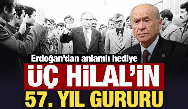&Uuml;&ccedil; Hilal'in 57. yıl gururu: MHP &ouml;nemli kararlarda etkin rol oynadı