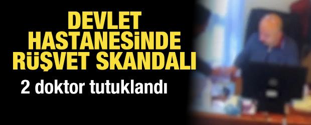 &Uuml;sk&uuml;dar Devlet Hastanesi'ndeki "R&uuml;şvet" soruşturmasında 2 doktor tutuklandı