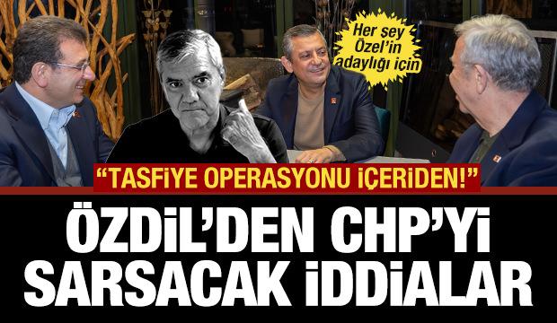 Yılmaz &Ouml;zdil&rsquo;den CHP&rsquo;yi sarsacak iddia: Her şey &Ouml;zel&rsquo;in adaylığı i&ccedil;in!
