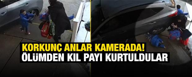 ABD'de korkun&ccedil; anlar: Anaokulu &ccedil;ıkışında &ouml;l&uuml;mden kıl payı kurtuldular!