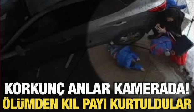 ABD'de korkun&ccedil; anlar: Anaokulu &ccedil;ıkışında &ouml;l&uuml;mden kıl payı kurtuldular!