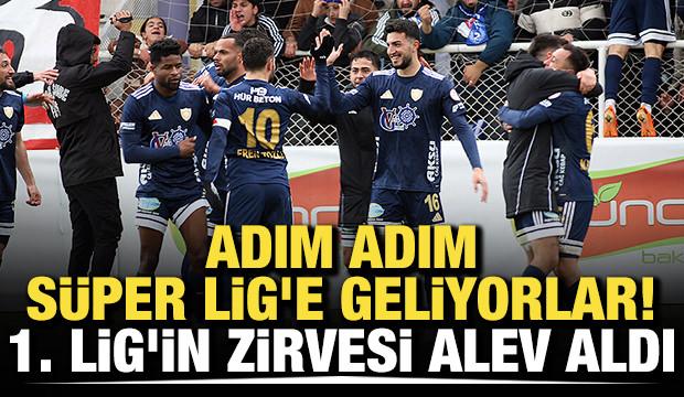 Adım adım S&uuml;per Lig'e geliyorlar! 1. Lig'in zirvesi alev aldı