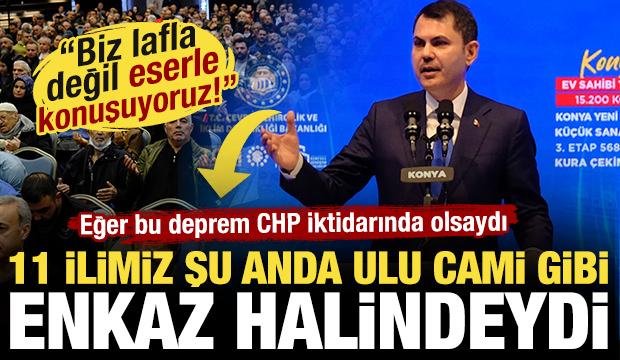 Bakan Kurum: 'Konya'da umudu olmayan tek vatandaş kalmayacak'